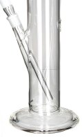 BamBamBhole Glasbong "Gerade & Blatt" H 50 cm D 65 mm NS 18,8