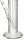 BamBamBhole Glasbong "Gerade & Blatt" H 50 cm D 65 mm NS 18,8