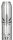 BamBamBhole Glasbong "Gerade & Blatt" H 50 cm D 65 mm NS 18,8