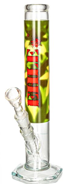 Ehle Glasbong Zylinder 500ml "Volldekor Camouflage" - NS 18,8 mm