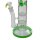 Grace Glass Glasbong 18,8er - Straight Green 2x Honeycomb Percolator - H 45 cm D 52 mm WS 5 mm - ICE