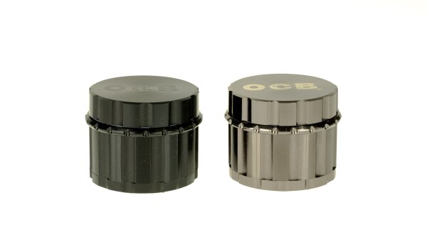 OCB Pollinatorgrinder 4tlg. - D 50 mm H 48 mm - Schwarz oder Anthrazit