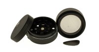 Alugrinder / Pollinator Black Leaf D 49 mm - Matt Schwarz