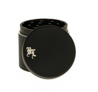 Alugrinder / Pollinator Black Leaf D 49 mm - Matt Schwarz