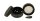Alugrinder / Pollinator Black Leaf D 49 mm - Matt Schwarz