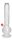 GIANT Glasbong 18,8er - Twisted - H 51 cm D 75 mm WS 5 mm - Zylinder + Kugel - ICE
