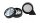 Thorinder Mini - Pollinator/Sieb Grinder H 42 mm D 50 mm - Farbe: Schwarz/Silber