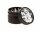 Thorinder Mini - Pollinator/Sieb Grinder H 42 mm D 50 mm - Farbe: Schwarz/Silber