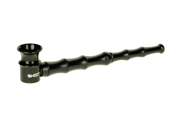 Purpfeife Bambus "GHODT" L 13 cm - Schwarz