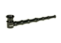 Purpfeife Bambus "GHODT" L 13 cm - Schwarz