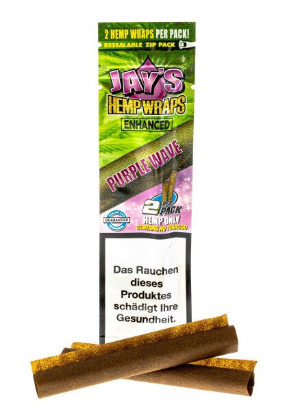 Juicy Jays - Hemp Wraps - Terpen Enhanced - Purple Wave (Trauben Eiscreme)