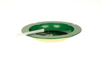 Metall-Aschenbecher - Mary Jane - D 13,5 cm - Grün