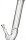 G-Spot Glasbong "Durchhänger Eis" ohne Panzerschliff H 40 cm D 50 mm