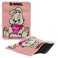 G-Rollz - Tütchen - Banksys Thug for Life - 65x85 mm - Pink - 1 Stück