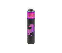 Clipper Feuerzeug aus Metall - Unicorn (Einhorn)