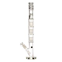 Thug Life Glasbong - 29,2er auf 18,8er Labz 3x Baum Percolator - H 69 cm D 65 mm - ICE
