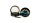 MetallPollinatorgrinder "Love is Love" 4Tlg. - Schwarz - D 50 mm H 37 mm