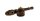 Holzpfeife/Kawumm L 10 cm Schraubkopf, geschnitzt - Braun