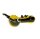 G-Spot Glaspfeife 10 cm Käfer mit Hörnern - gelb/schwarz Nr.41