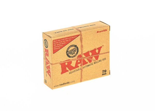 Raw Tabakbox mit Drehautomatik - 79 mm