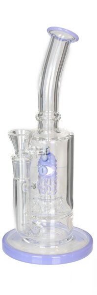 Glasbong Black Leaf "Oktopus Showerheadperc" H 28 cm NS 18,8 mm - Lila