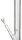 ROOR Glasbong 18,8er Custom-Line 007 - Ghost - H 55 cm D 50 mm - ICE