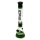 Grace Glass Glasbong 18,8er auf 14,5er - Beaker Classic Green - H 45 cm D 50 mm WS 7 mm - Grün/Schwarz