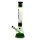 Grace Glass Glasbong 18,8er auf 14,5er - Beaker Classic Green - H 45 cm D 50 mm WS 7 mm - Grün/Schwarz