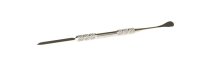 Black Leaf Edelstahlwerkzeug Dabber - Spatel & flaches Ende - L 12,1 cm