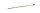 Black Leaf Edelstahlwerkzeug Dabber - Spatel & flaches Ende - L 12,1 cm