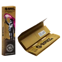 G-Rollz - Unbleached - Banksys Graffiti - King Size Slim - 50 Blättchen + 50 Filtertips