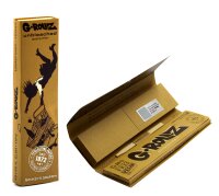 G-Rollz - Unbleached - Banksys Graffiti - King Size Slim - 50 Blättchen + 50 Filtertips