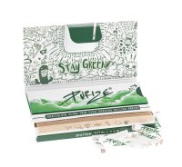 Purize - unbleached- King Size Slim 32 Blättchen + 16 Aktivkohlefilter Xtra Slim