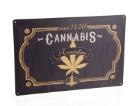Blechschild "Cannabis Association" 30x20 cm