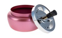 Angelo Schleuderaschenbecher Pink/Metallik D 12,5 cm - Metall