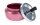 Angelo Schleuderaschenbecher Pink/Metallik D 12,5 cm - Metall
