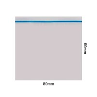 Tütchen 80x60 mm - 50µ - Blauer Zip