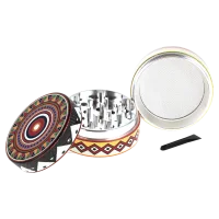 Black Leaf Pollinatorgrinder - all over print - Totem - D 54 mm H 46 mm