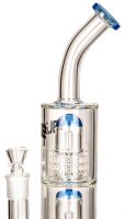 Blaze Glasbong 18,8er - 3x Trommelpercolator - H 39,5 cm D 65/25 mm WS 5 mm
