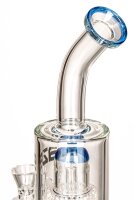 Blaze Glasbong 18,8er - 3x Trommelpercolator - H 39,5 cm D 65/25 mm WS 5 mm