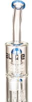 Blaze Glasbong 18,8er - 3x Trommelpercolator - H 39,5 cm D 65/25 mm WS 5 mm