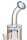 Blaze Glasbong 18,8er - 3x Trommelpercolator - H 39,5 cm D 65/25 mm WS 5 mm