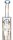Blaze Glasbong 18,8er - 3x Trommelpercolator - H 39,5 cm D 65/25 mm WS 5 mm