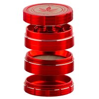 Grace Glass Amsterdam Pollinator Grinder - Rot - D 50 mm