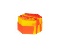 Heisenberg Silikondose - Hexa (Honigwabe) - D 48 mm - Rot Gelb