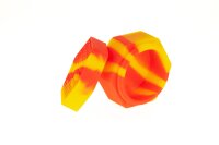 Heisenberg Silikondose - Hexa (Honigwabe) - D 48 mm - Rot Gelb