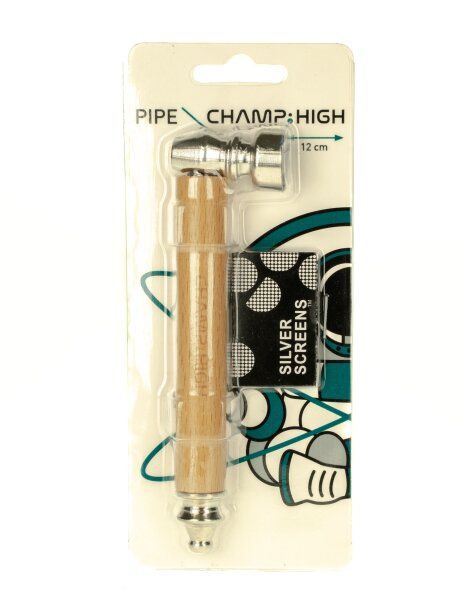 Champ High - Holz-Metallpfeife - Hell - L 12 cm