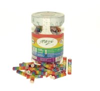 Purize Aktivkohlefilter - XTRA Slim - 100 Stk. RAINBOW - im Glas