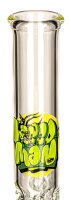 G-Spot Glasbong "WEEDMAN Zylinder Eis" mit Panzerschliff H 40 cm D 50 mm