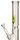 G-Spot Glasbong "WEEDMAN Zylinder Eis" mit Panzerschliff H 40 cm D 50 mm